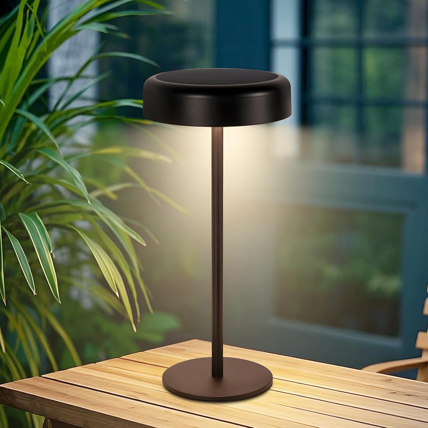 ZMH LED-pöytävalaisin kosketushimmentimellä, 3600 mAh akulla ja USB-lataustoiminnolla