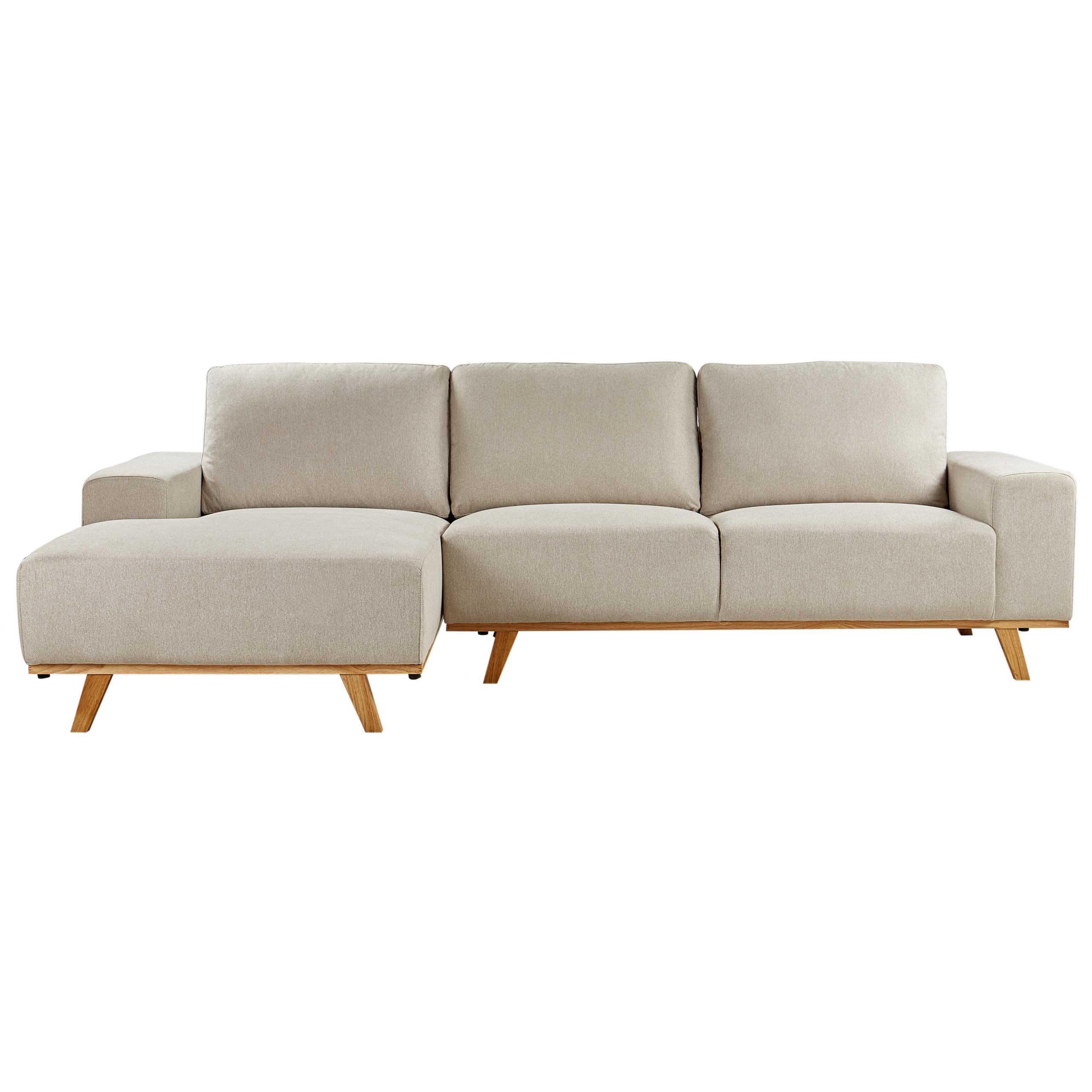 Kulmasohva NORA kangas Beige 3-istuttava Oikea