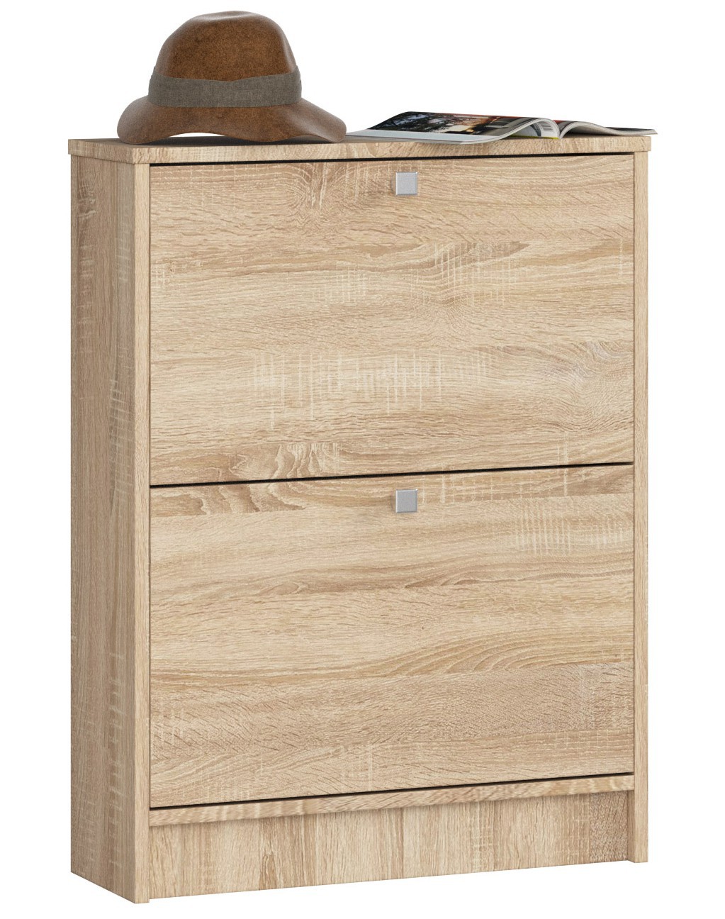 Akord Kenkäkaappi 2-ovinen Sonoma-tammi 60x20x80