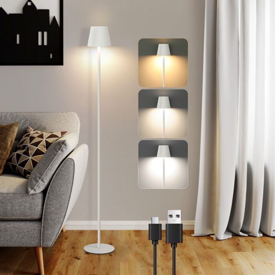 NETTLIFE LED-lattiavalaisin musta moderni himmennettävä 125 cm 3 värilämpötilaa USB olohuoneeseen