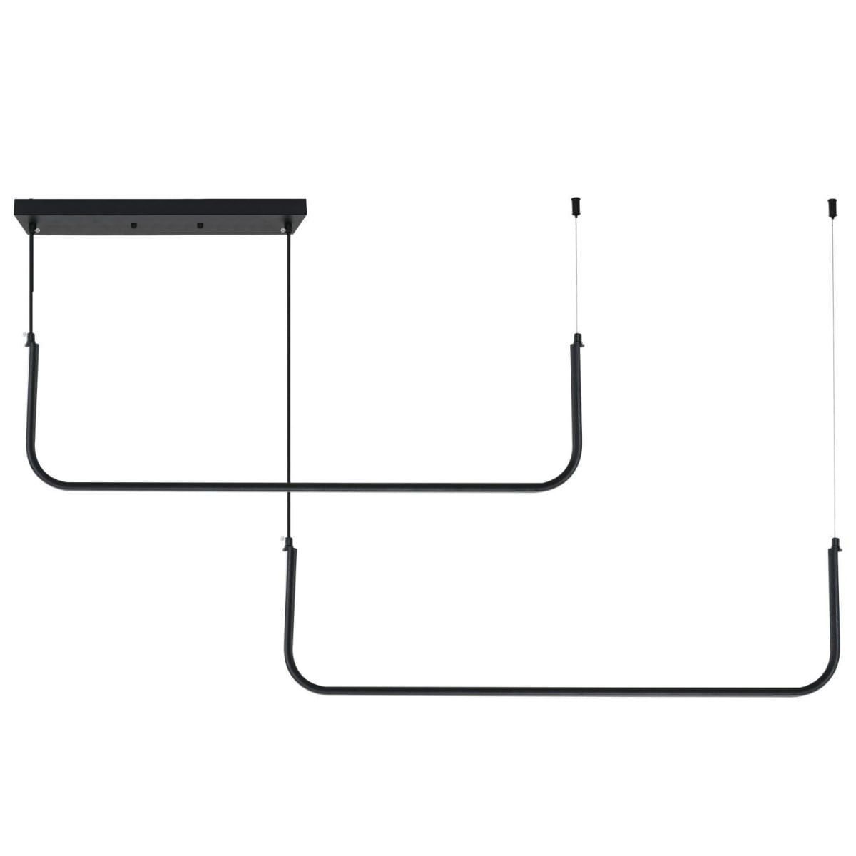 TOOLIGHT riippuva kattovalaisin APP980-CP musta, 40x90x11cm