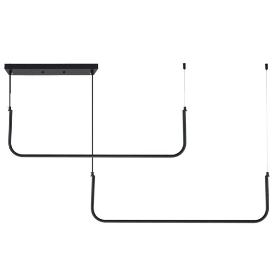 TOOLIGHT riippuva kattovalaisin APP980-CP musta, 40x90x11cm