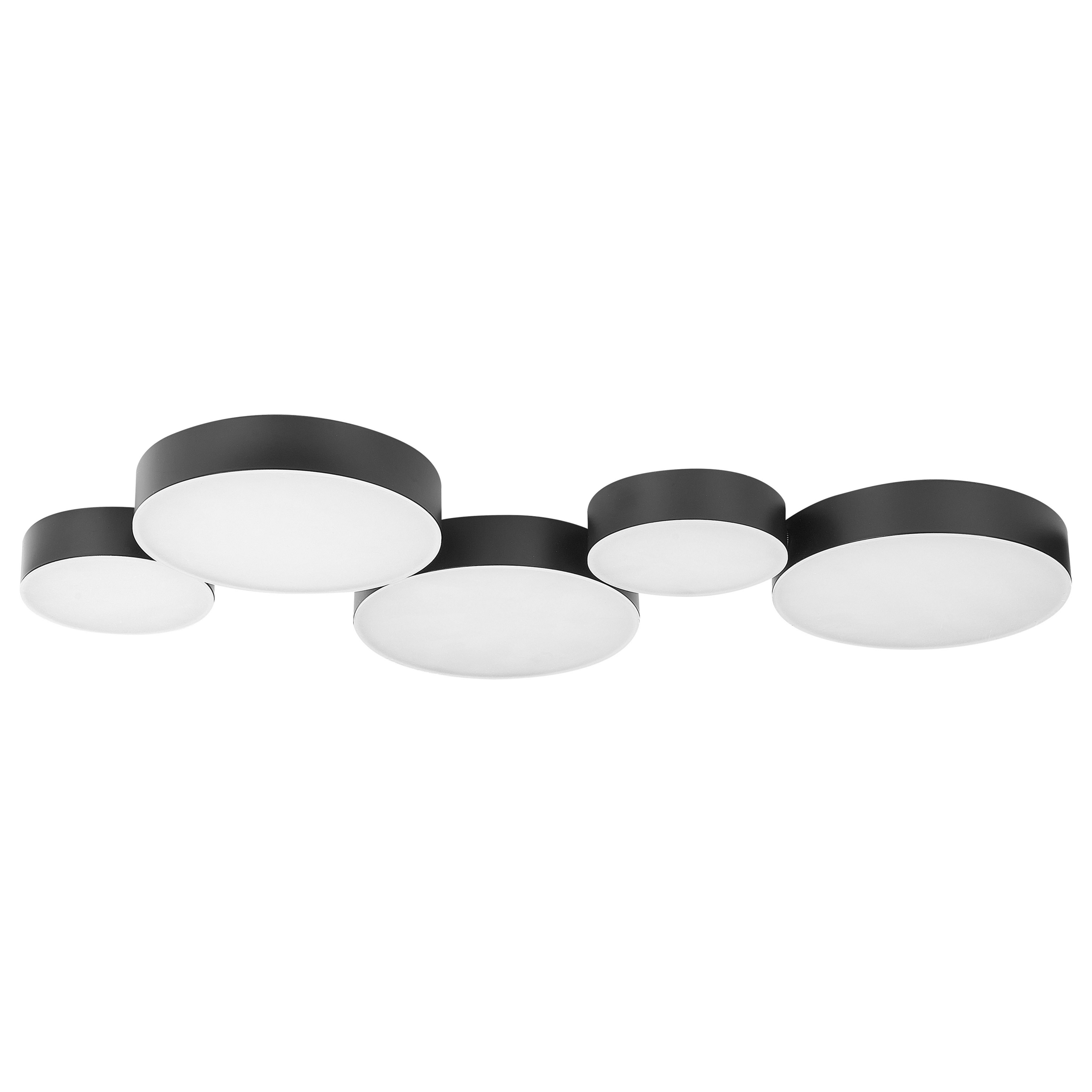 LED-kattovalaisin LUGA Metalli Musta