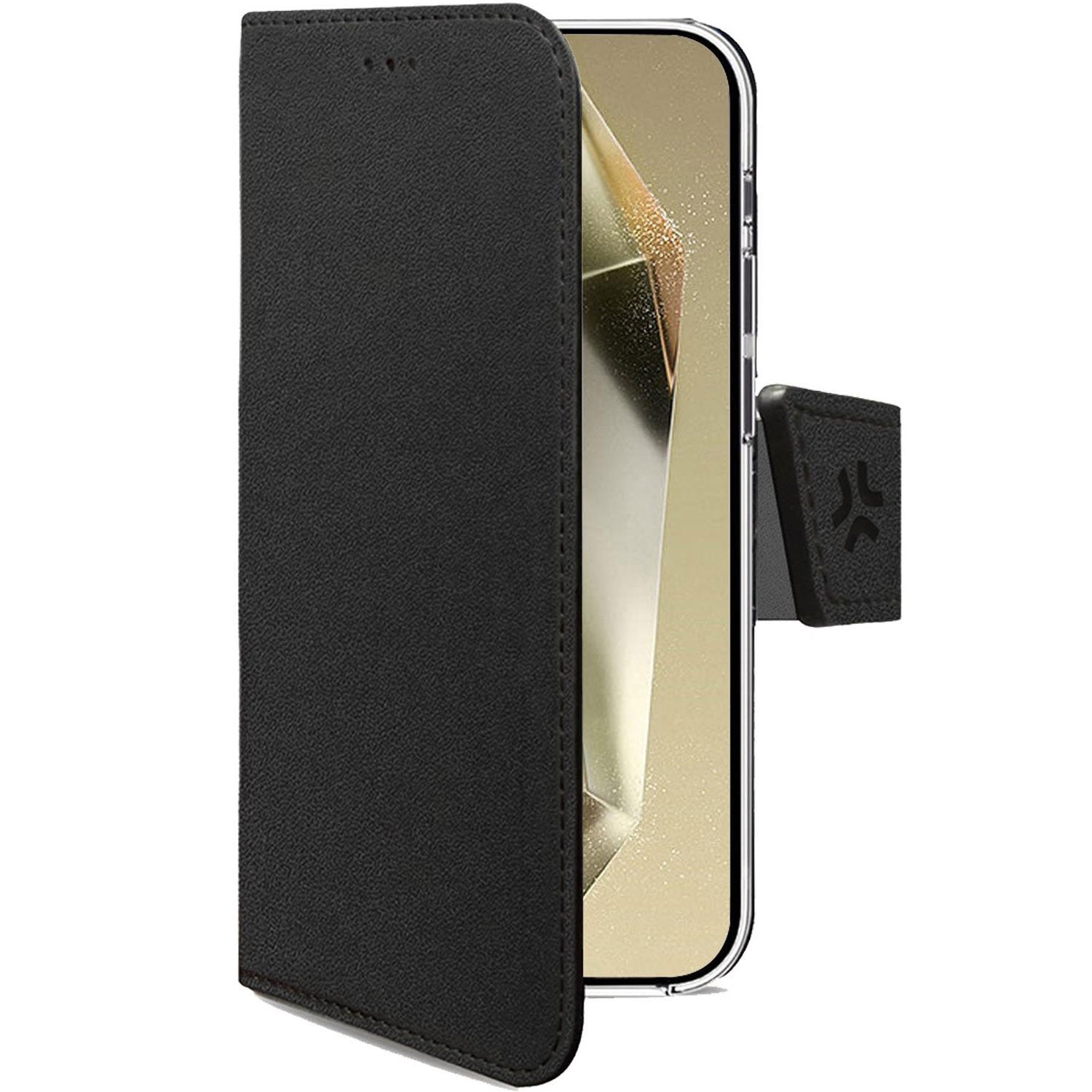 Lompakkokotelo Samsung Galaxy S25 FE:lle, musta, Eco-nahka