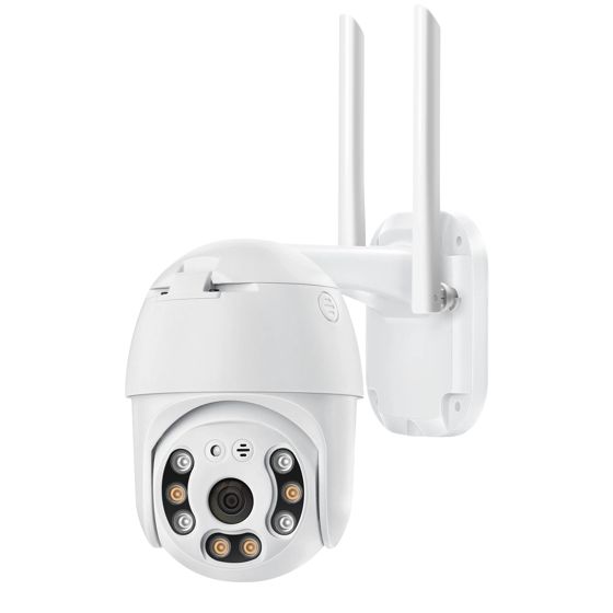 5 megapikselin moottoroitu Wi-Fi-yhteydellä varustettu ulkovalvontakamera