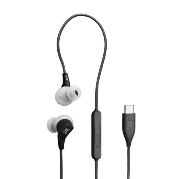 JBL Endurance Run 3 USB-C -langalliset kuulokkeet, musta