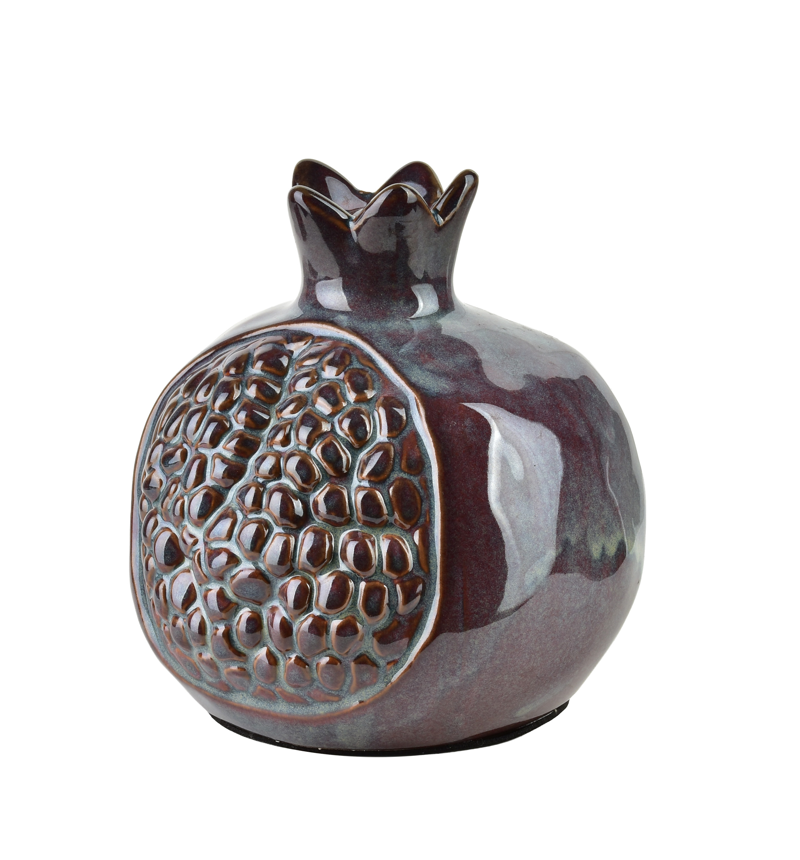 Koristefiguuri keraaminen SAGGIO Granat 12x12x13 cm violetti 1 kpl