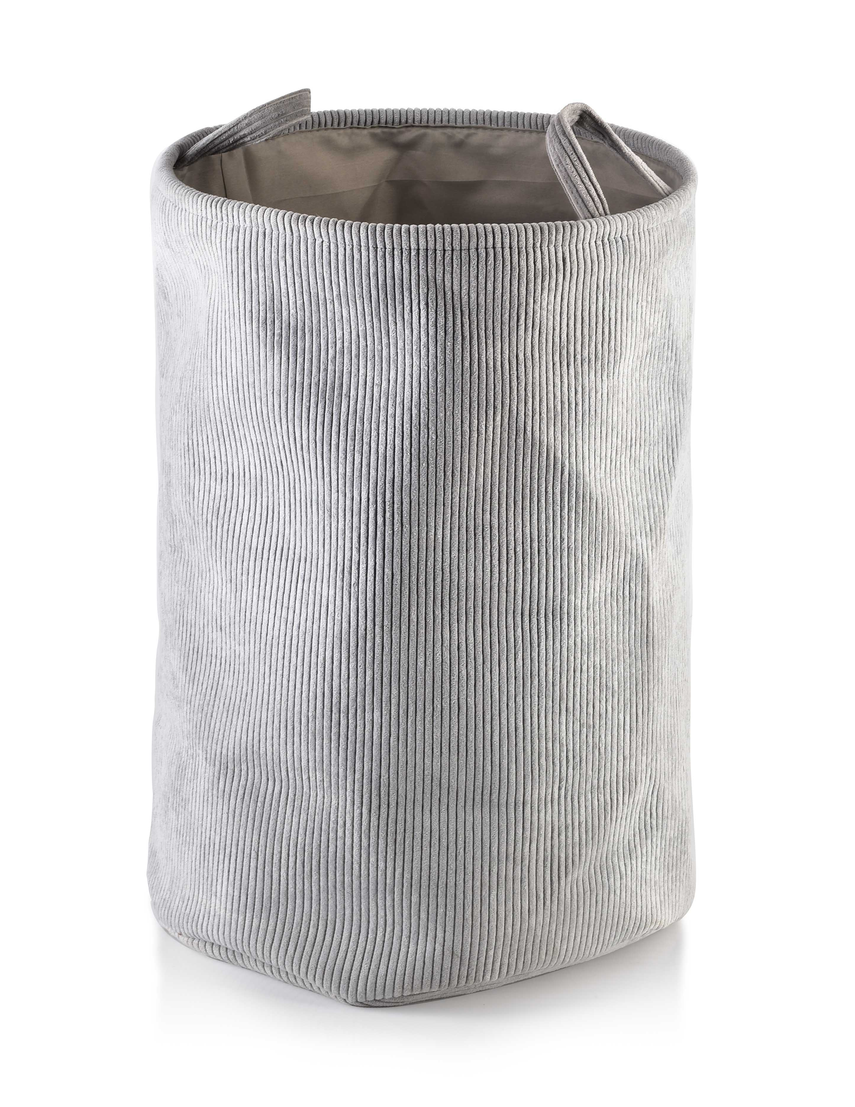 Säilytyskori puuvilla Mondex Fort 40xH62 cm harmaa 1 kpl
