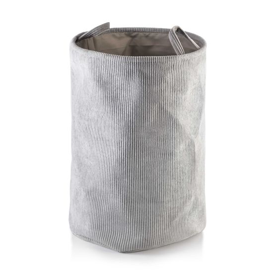 Säilytyskori puuvilla Mondex Fort 40xH62 cm harmaa 1 kpl