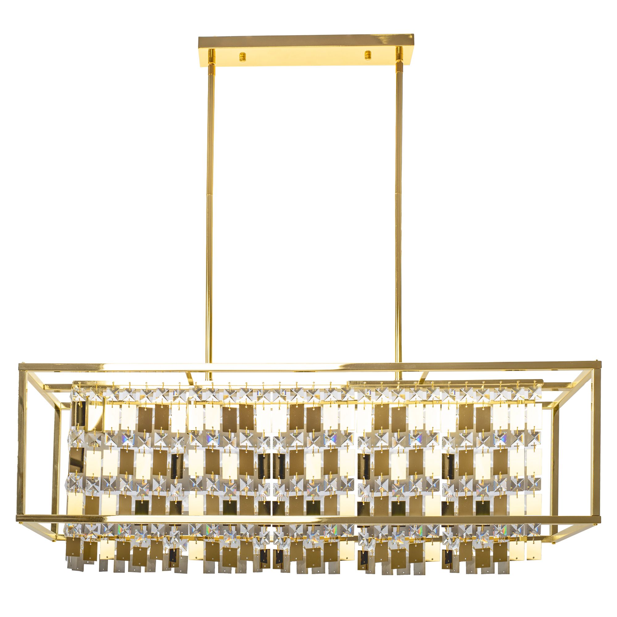 TOOLIGHT riippuva kattovalaisin APP1113-4CP kulta, 28x85x86,5cm