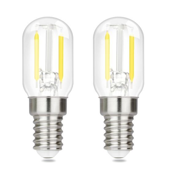 NETTLIFE 4 kpl E14 LED-lamppuja, lämmin valkoinen vintage T22, 2W, 2700K, retro Edison-kanta