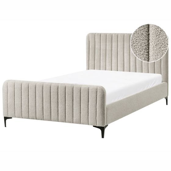 Sänky buklee LUNAN 120 x 200 cm Beige