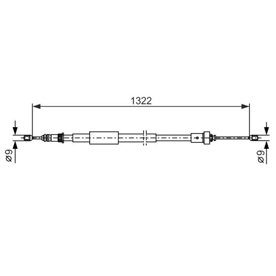 Bosch Käsijarruvaijeri 1987482385