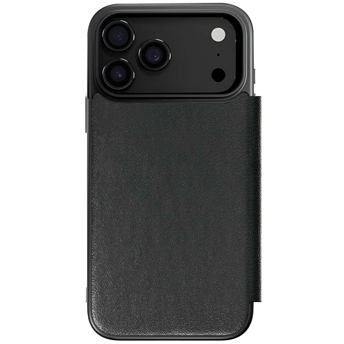 Kotelo Lompakko iPhone 17 Pro Max Nahka MagSafe MagWallet Iskunvaimennin