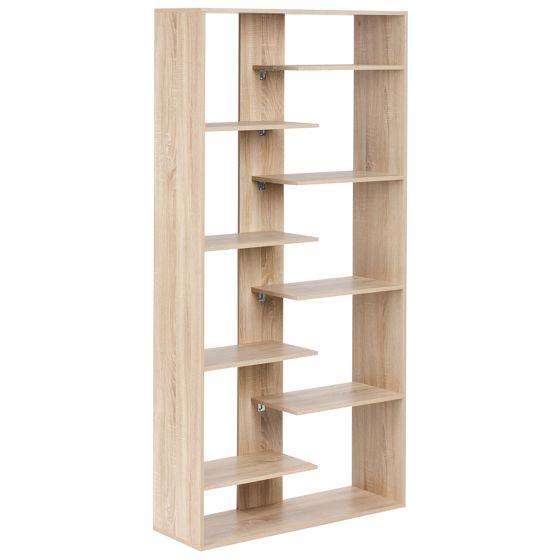 Kirjahylly 8 tasoa FONTAS 180 cm Vaaleanruskea