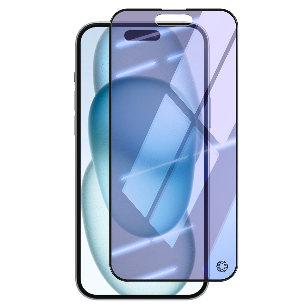 Näytönsuoja iPhone 15 Plus Lasia 2.5D Sinisen Valon Esto