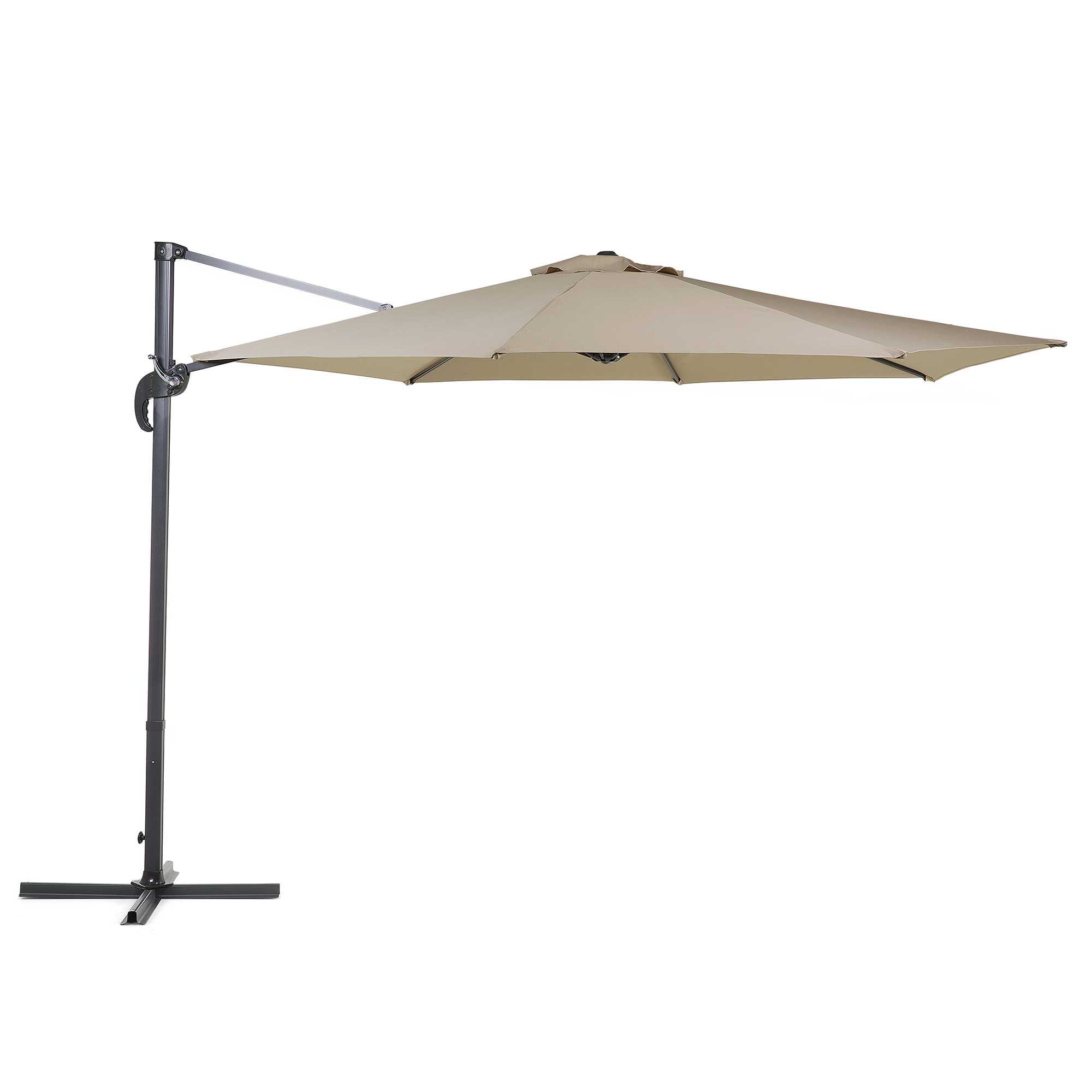 Riippuva aurinkovarjo 300 cm SAVONA Hiekanbeige