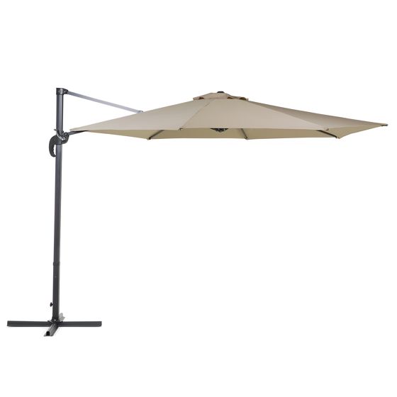 Riippuva aurinkovarjo 300 cm SAVONA Hiekanbeige