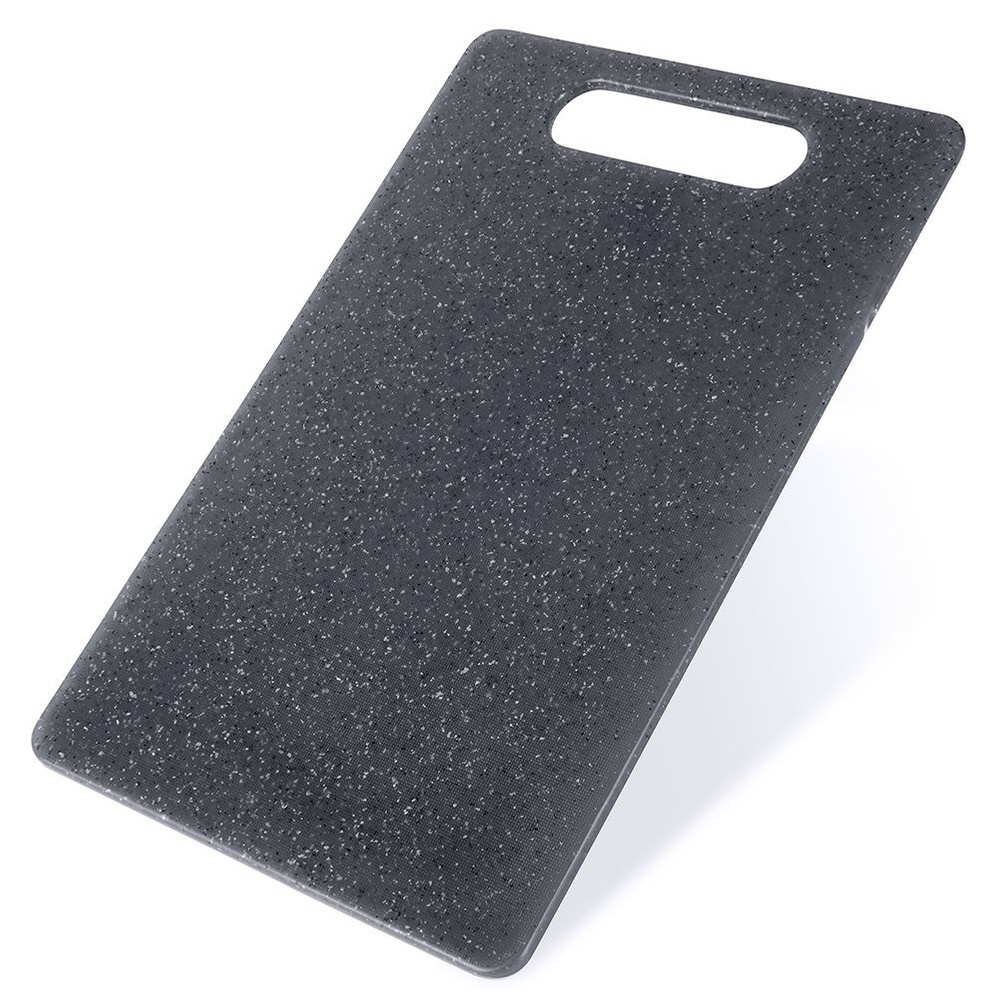 Harmaa muovinen leikkuulauta 24x15 cm