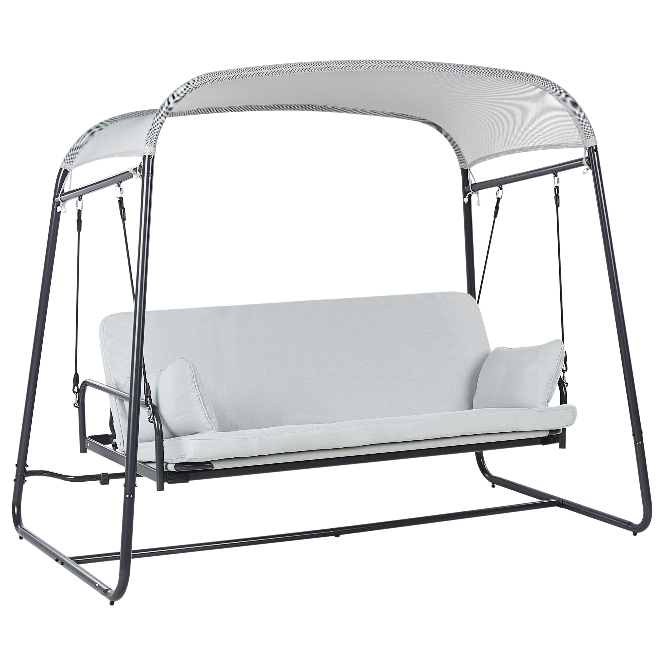 Puutarhakeinu MARSCIANO metalli Vaaleanharmaa