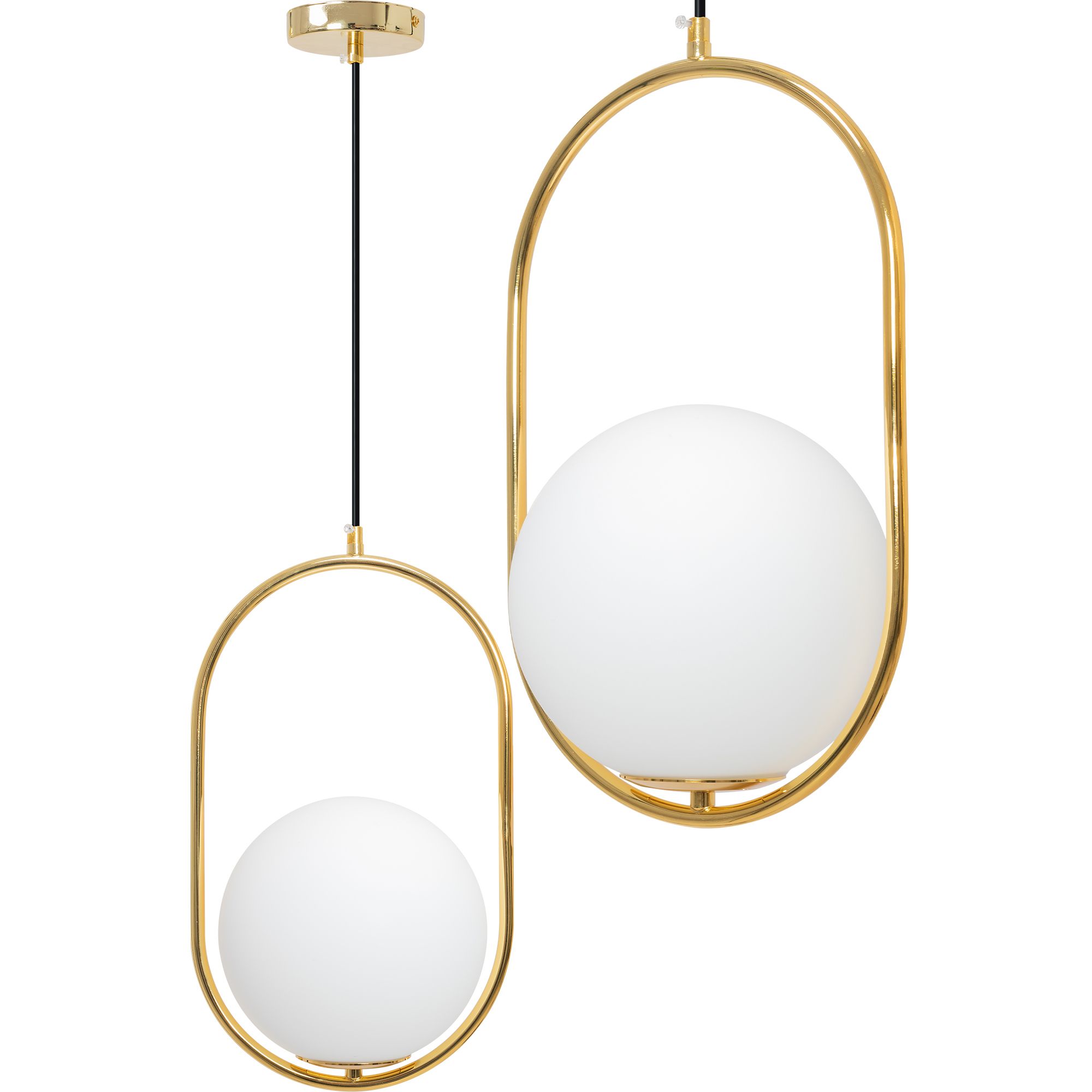 TOOLIGHT riippuva kattovalaisin APP473-1CP kulta, 41x24, 5x60cm