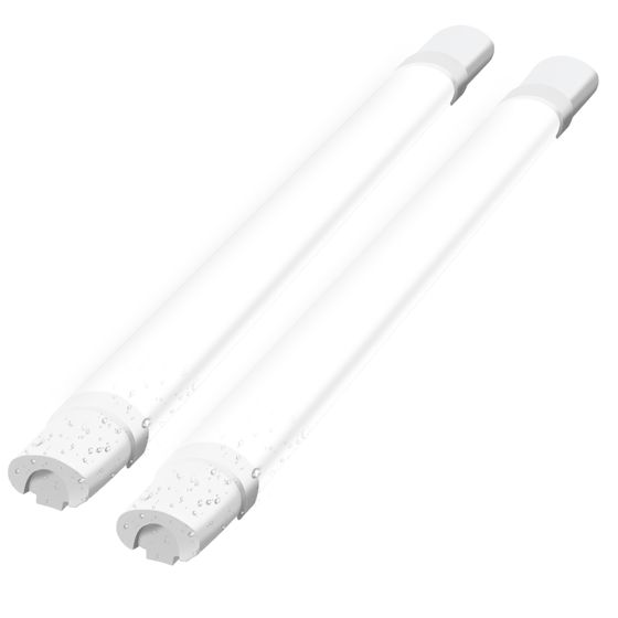 NETTLIFE 2- in -1 LED - kattovalaisin, kosteudenkestävä, 90 cm - 24 w, 3000 lumenia, kattovalaisin, keittiön lamppu, kylpyammeen lamppu, IP65, 5000 k