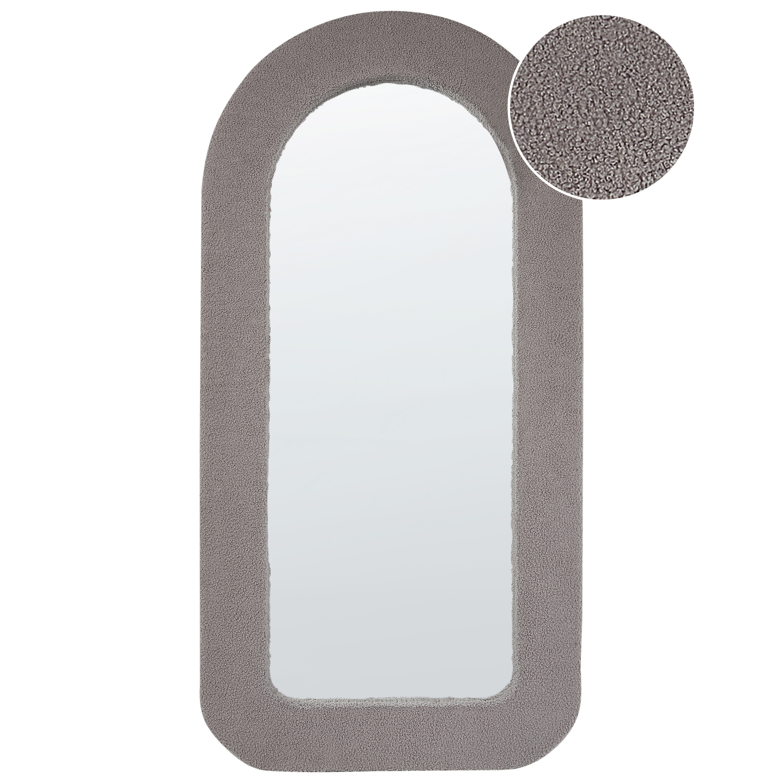 Seinäpeili CERVON 60 cm 120 cm buklee Ruskeanharmaa