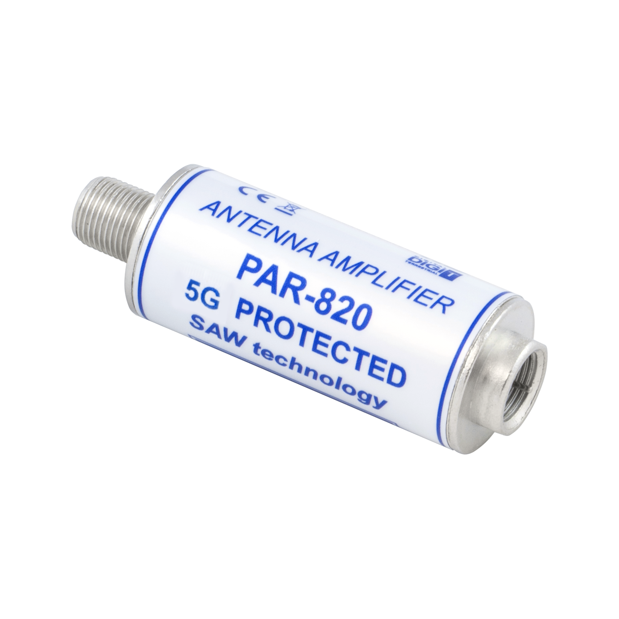 DVB-T2 lineaarinen antennivahvistin 19dB LTE 5G suodatin PAR-820 Telkom Telmor