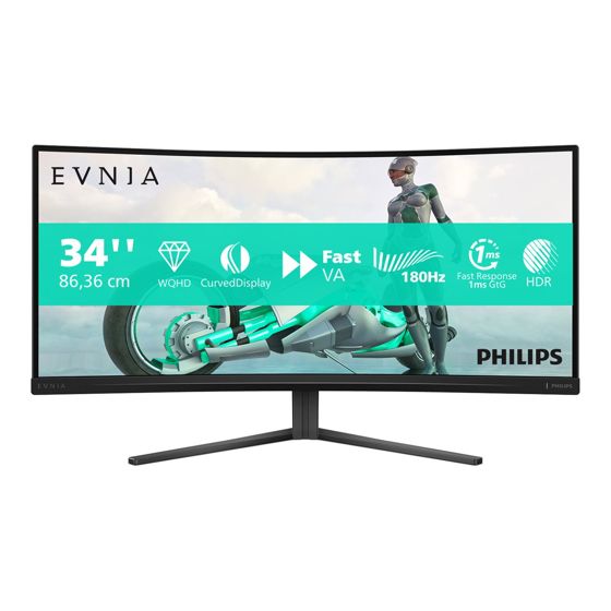 Philips Pelinäyttö Evnia 34M2C3500L 34" WQHD