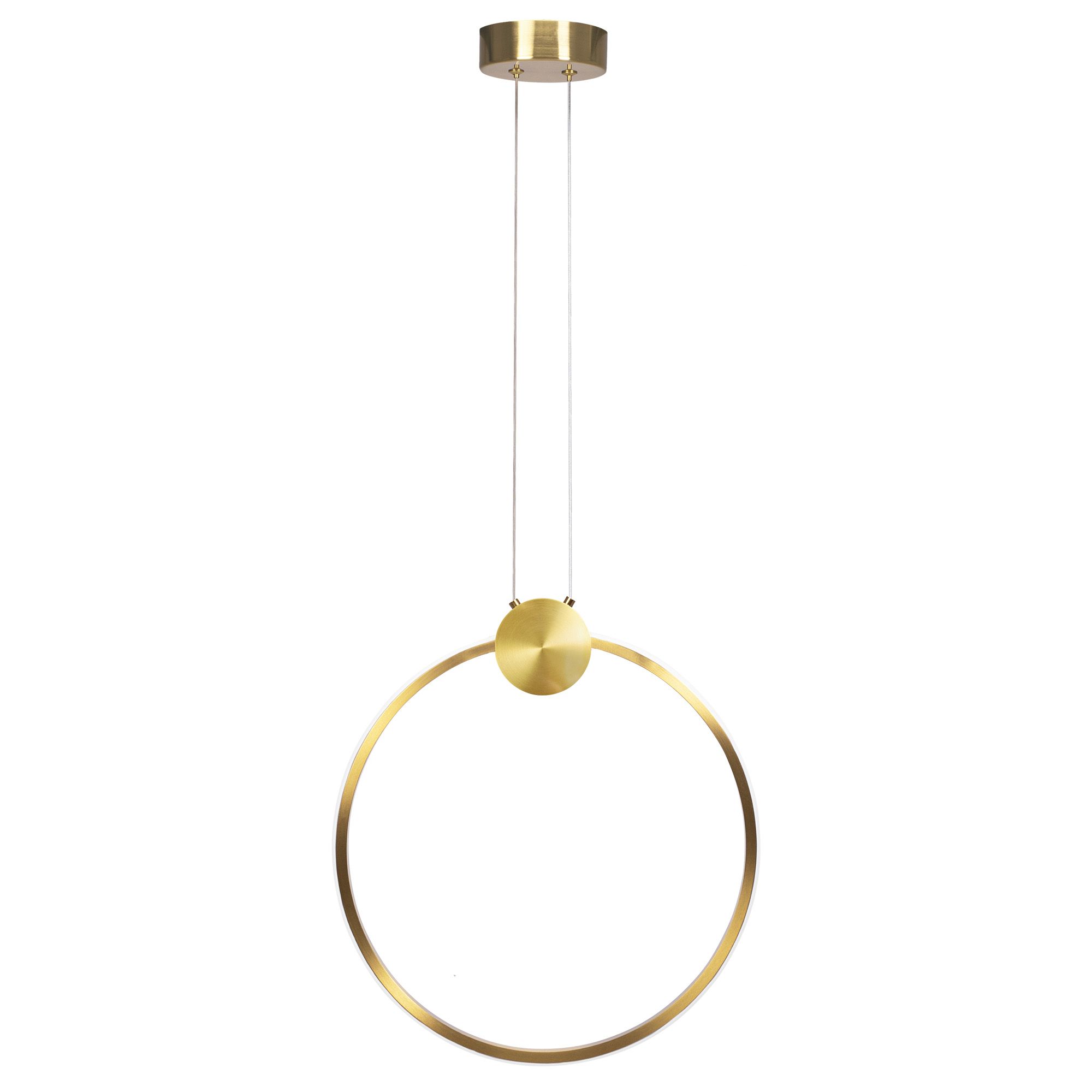 TOOLIGHT riippuvalaisin LED APP1397-CP harjattu kulta, 40x2, 7x43cm