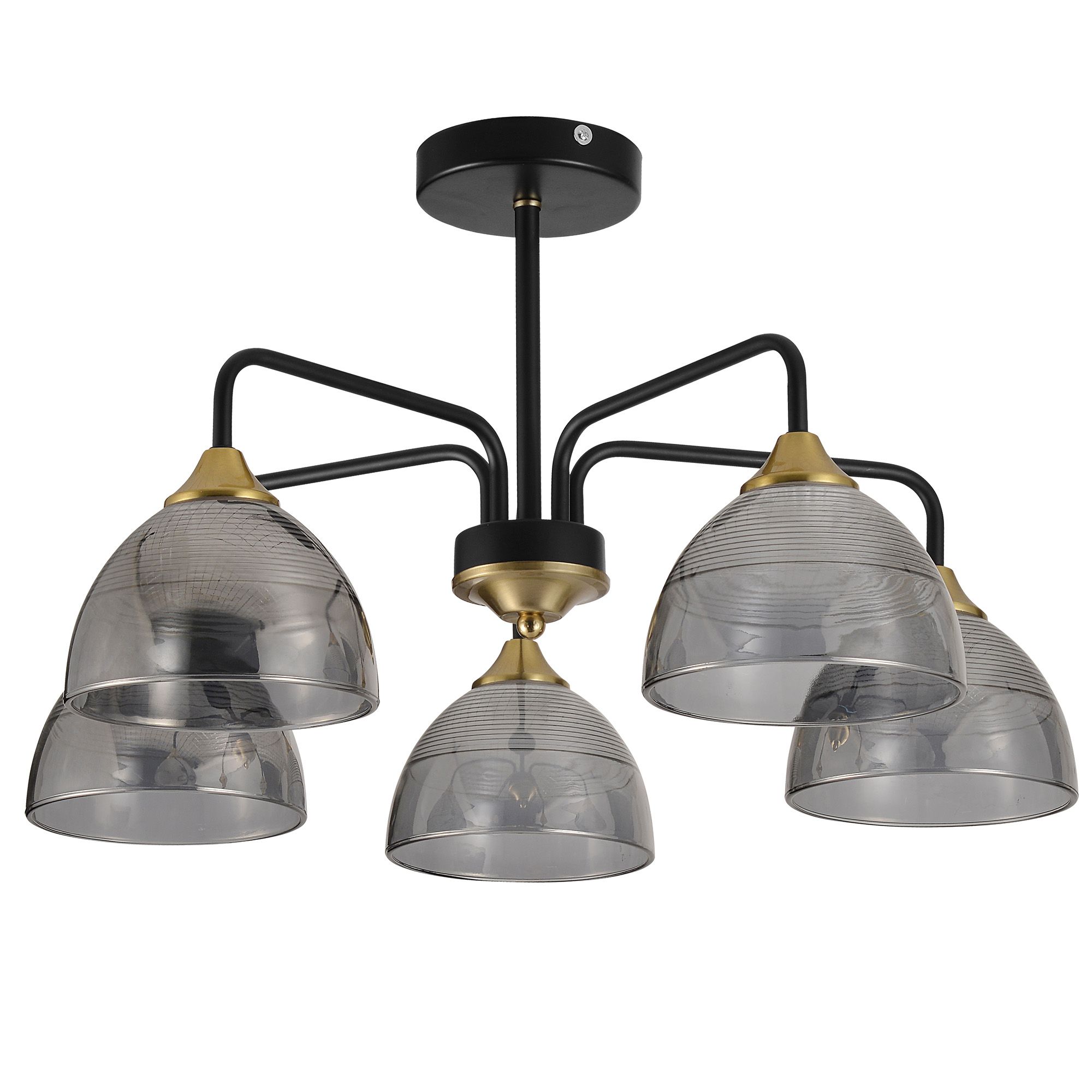 TOOLIGHT kattovalaisin G085-5C mustaharmaa, 58x58x33, 5cm