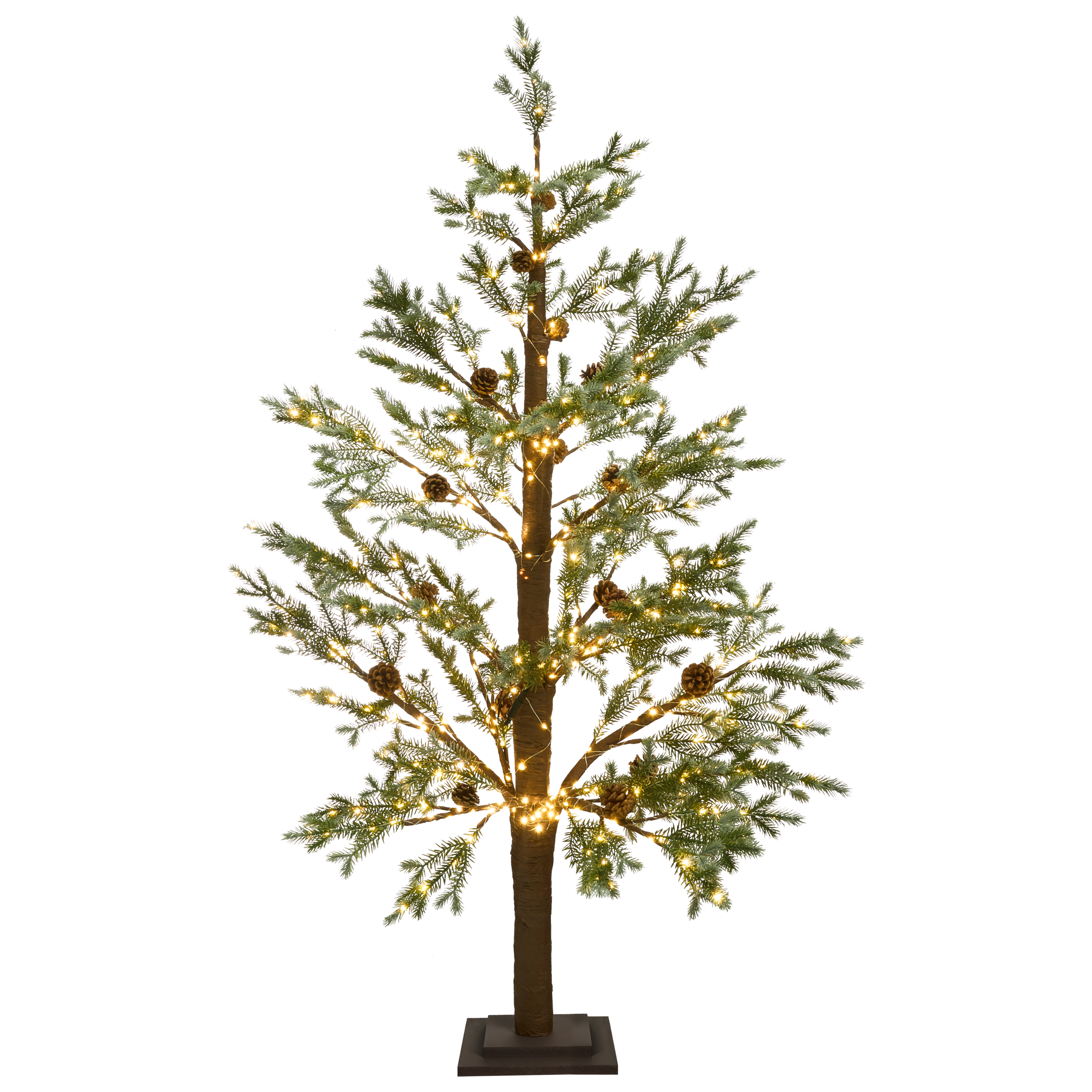 Ulkokoriste LED-valo LAUGARAS 150 cm Joulukuusi Vihreä
