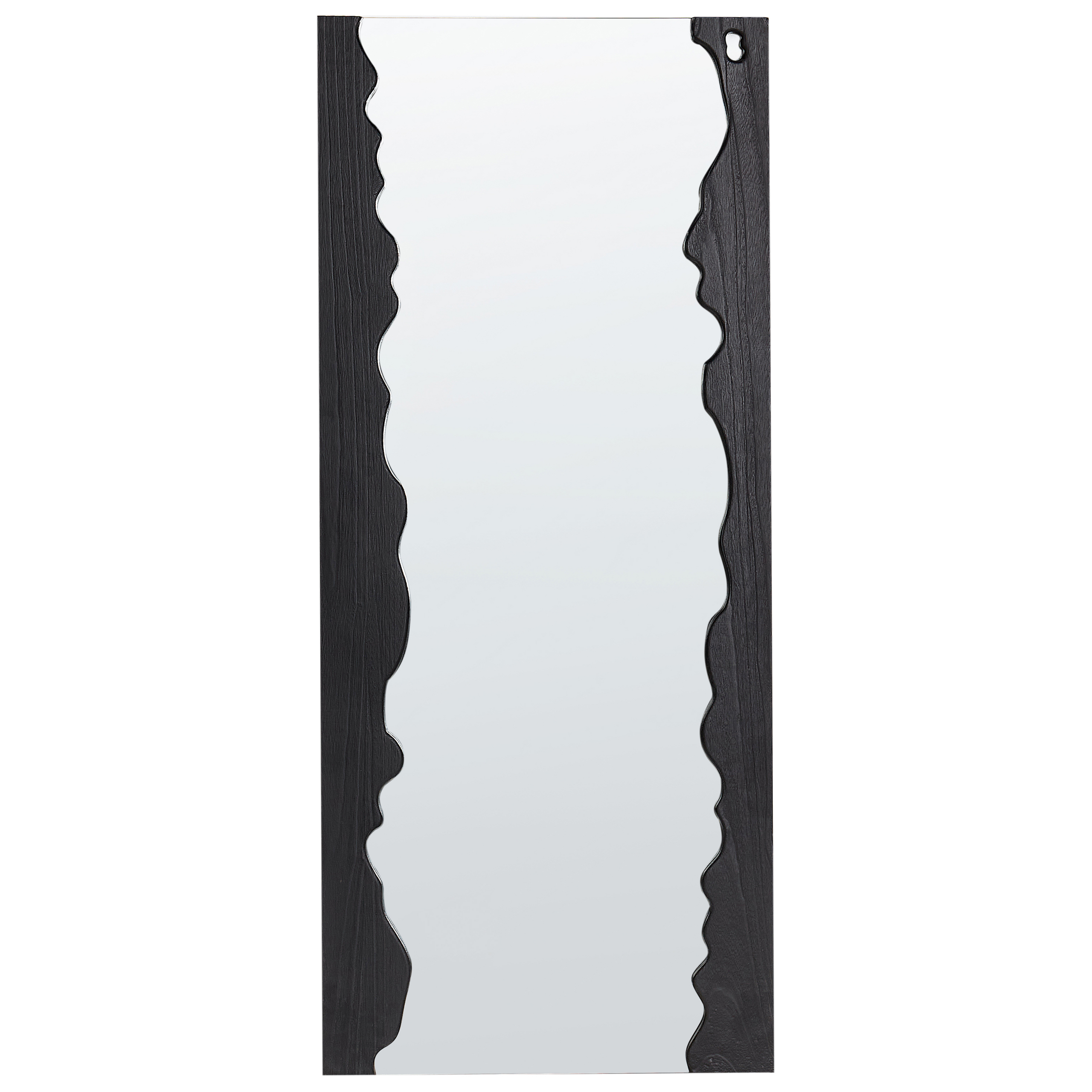 Seinäpeili SAULLCET 75 cm 175 cm keisaripuu Musta