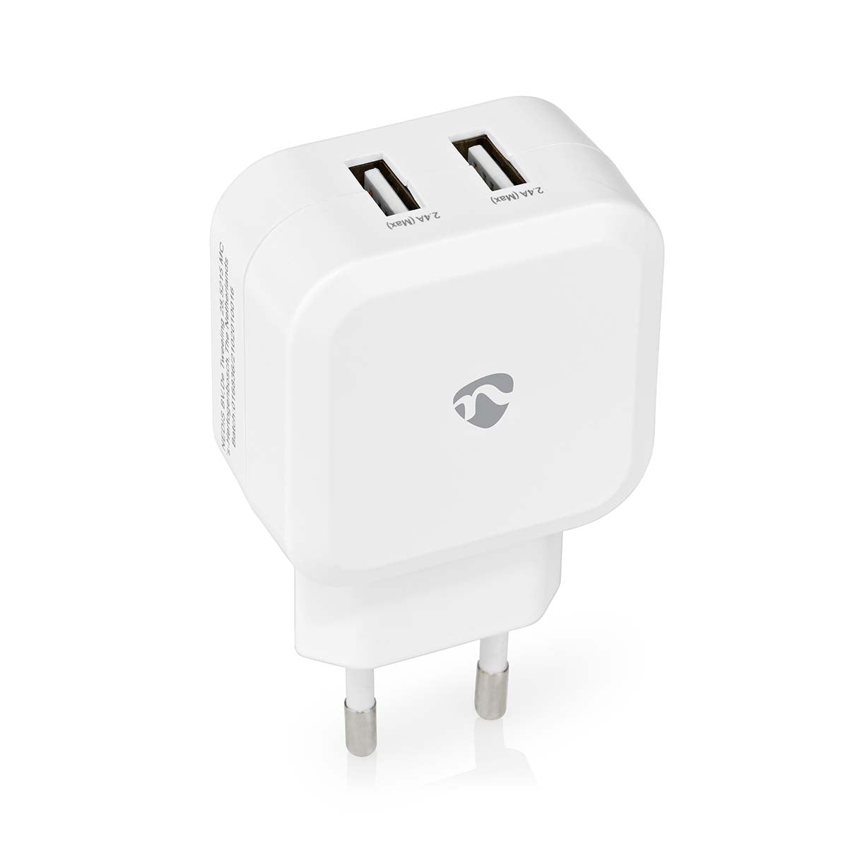 24 W USB-seinälaturi kahdella USB-A portilla pikalataukseen