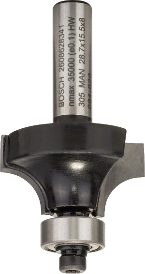 Bosch Pyöristysjyrsin R8 8 mm varsi