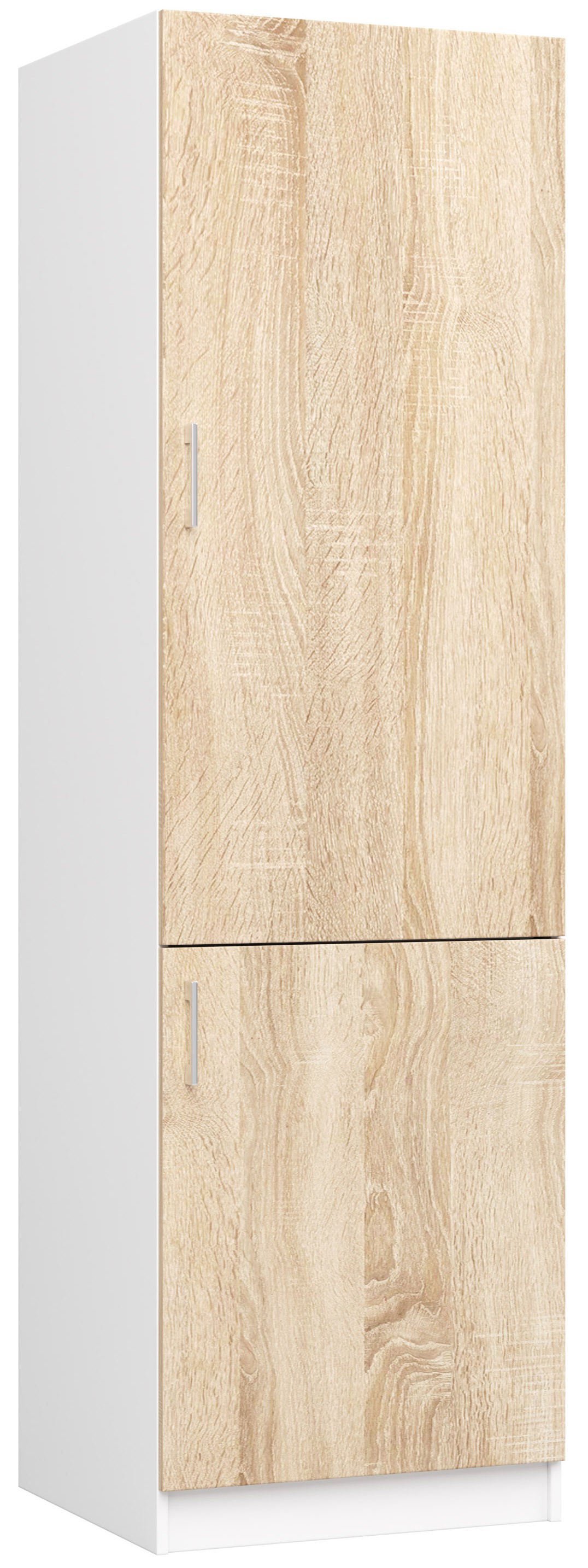 Akord Vaatekaappi Lima Valkoinen/Sonoma-tammi 60x55x205