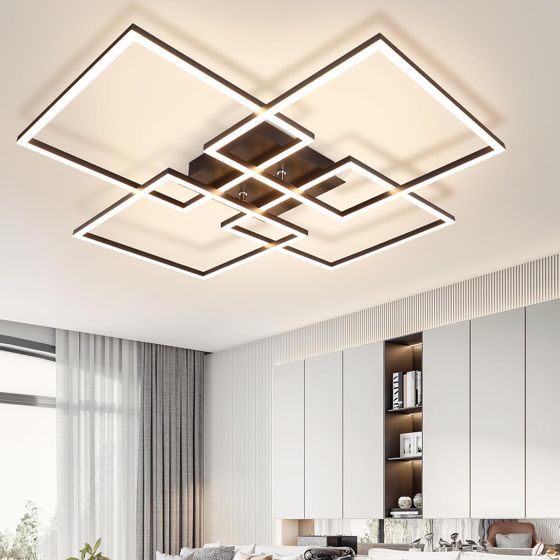 NETTLIFE LED - kattovalaisin, 4 musta, moderni, 32W, 3000K, lämmin, valkoinen