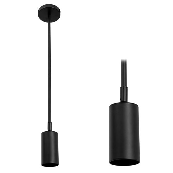 TOOLIGHT riippuva kattovalaisin APP240-1CP musta, 25x15x50cm