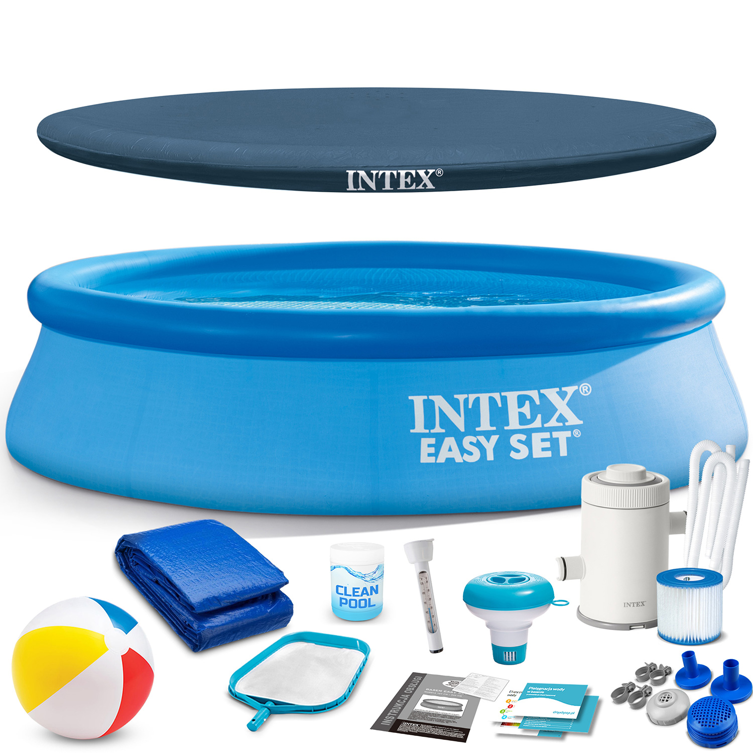 INTEX 28108 244 x 61 cm 18 in 1 Jatkettava puutarhaallas