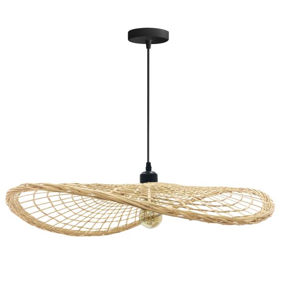 TOOLIGHT riippuva kattovalaisin APP1541-1CP BOHO ruskea, 60x60x60cm