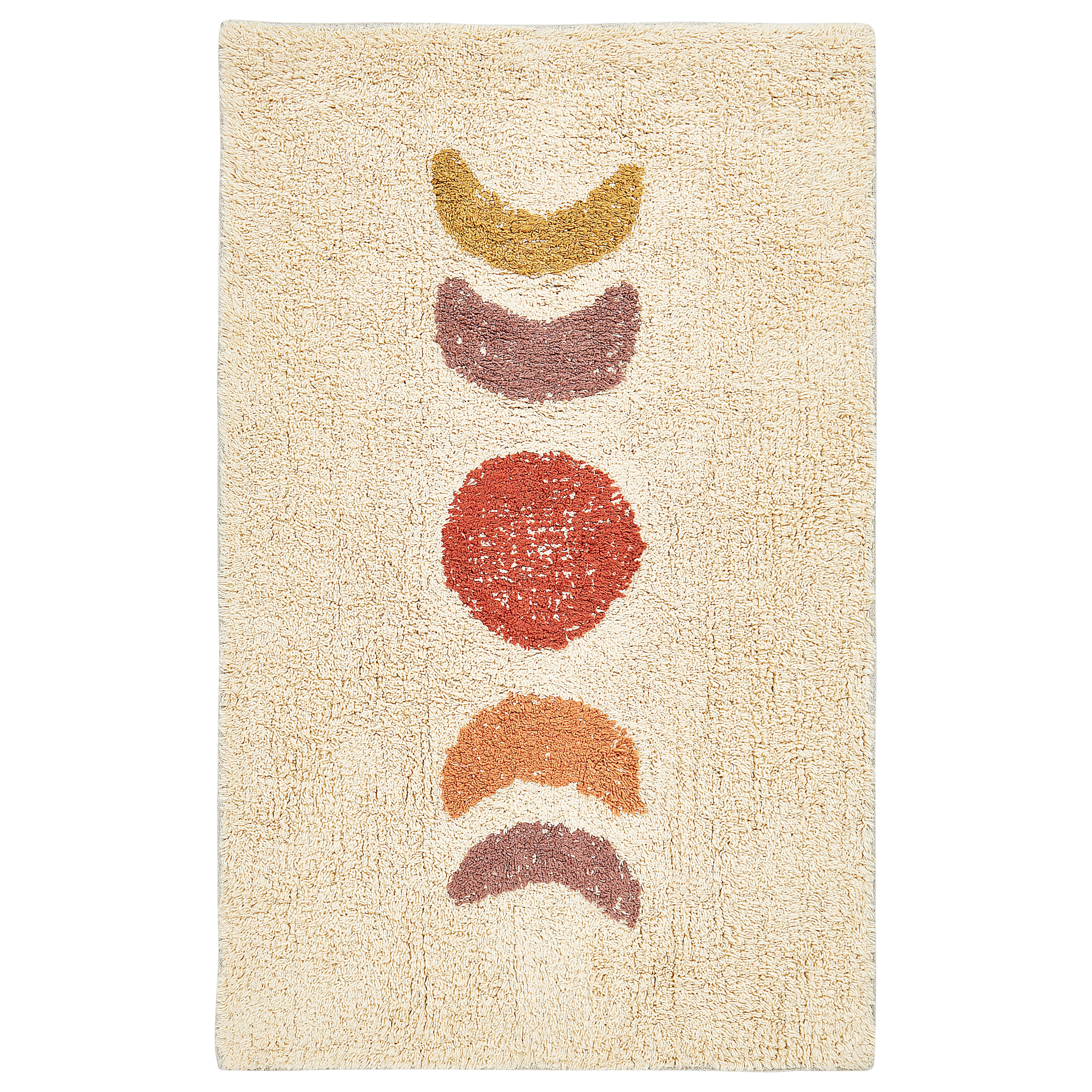Kylpyhuonematto ESME Beige 50 x 80 cm Puuvilla