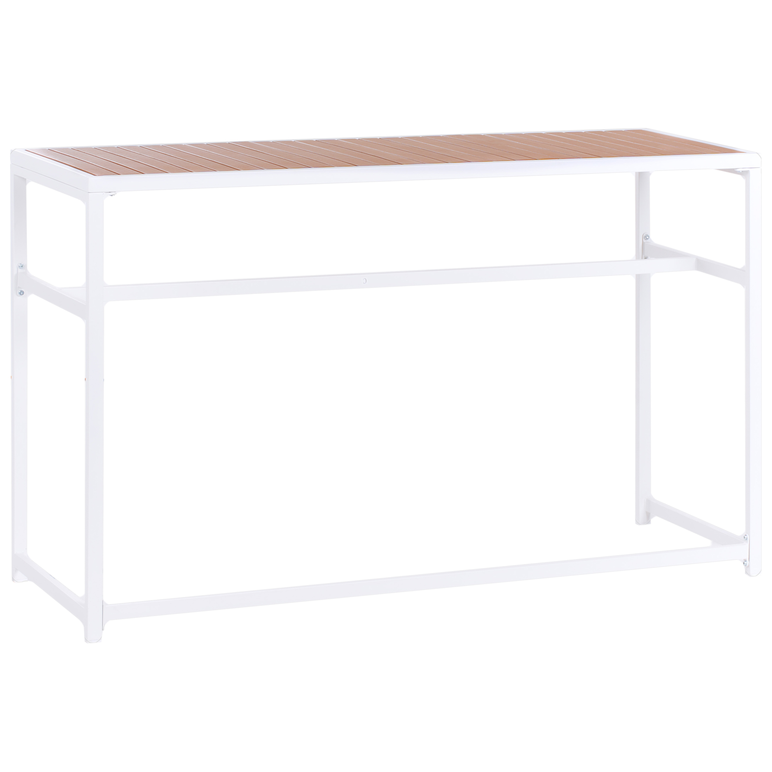 Ulkobaaripöytä AVETRANA 150 cm 50 cm Ruskea/valkoinen