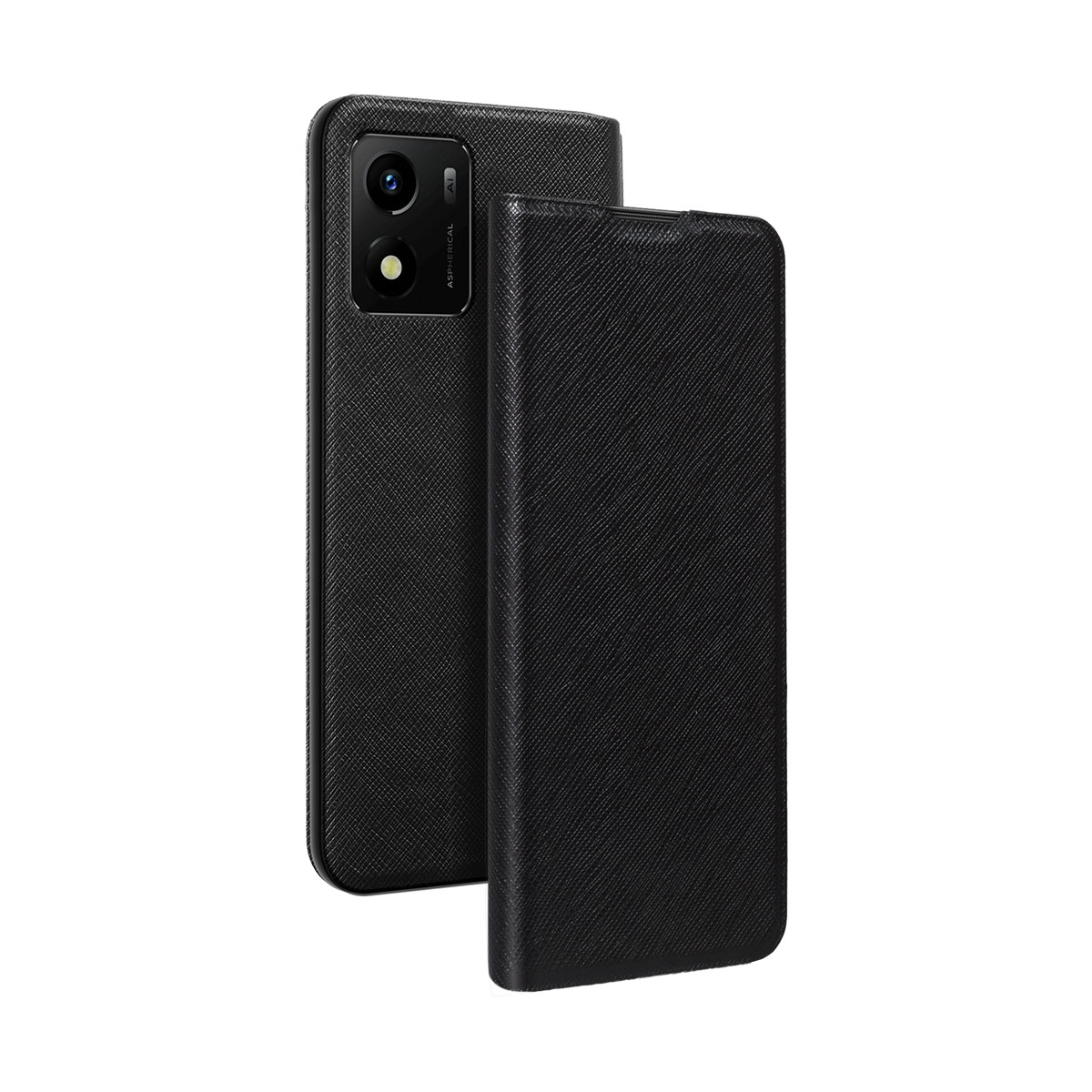 Kotelo Vivo Y01 Folio Stand Korttipaikat