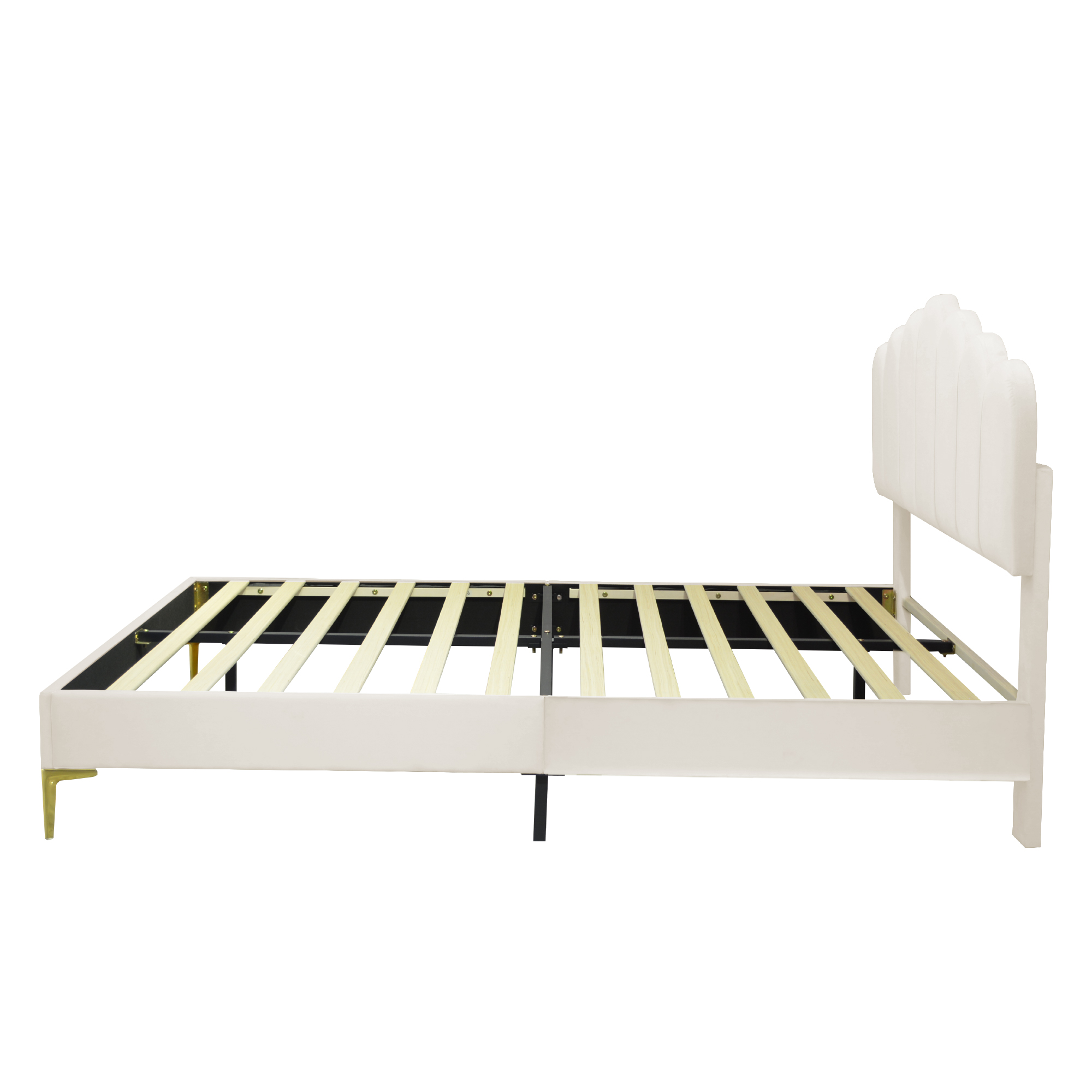 Verhoiltu Parisänky 140 x 200 cm, Beige Sametti