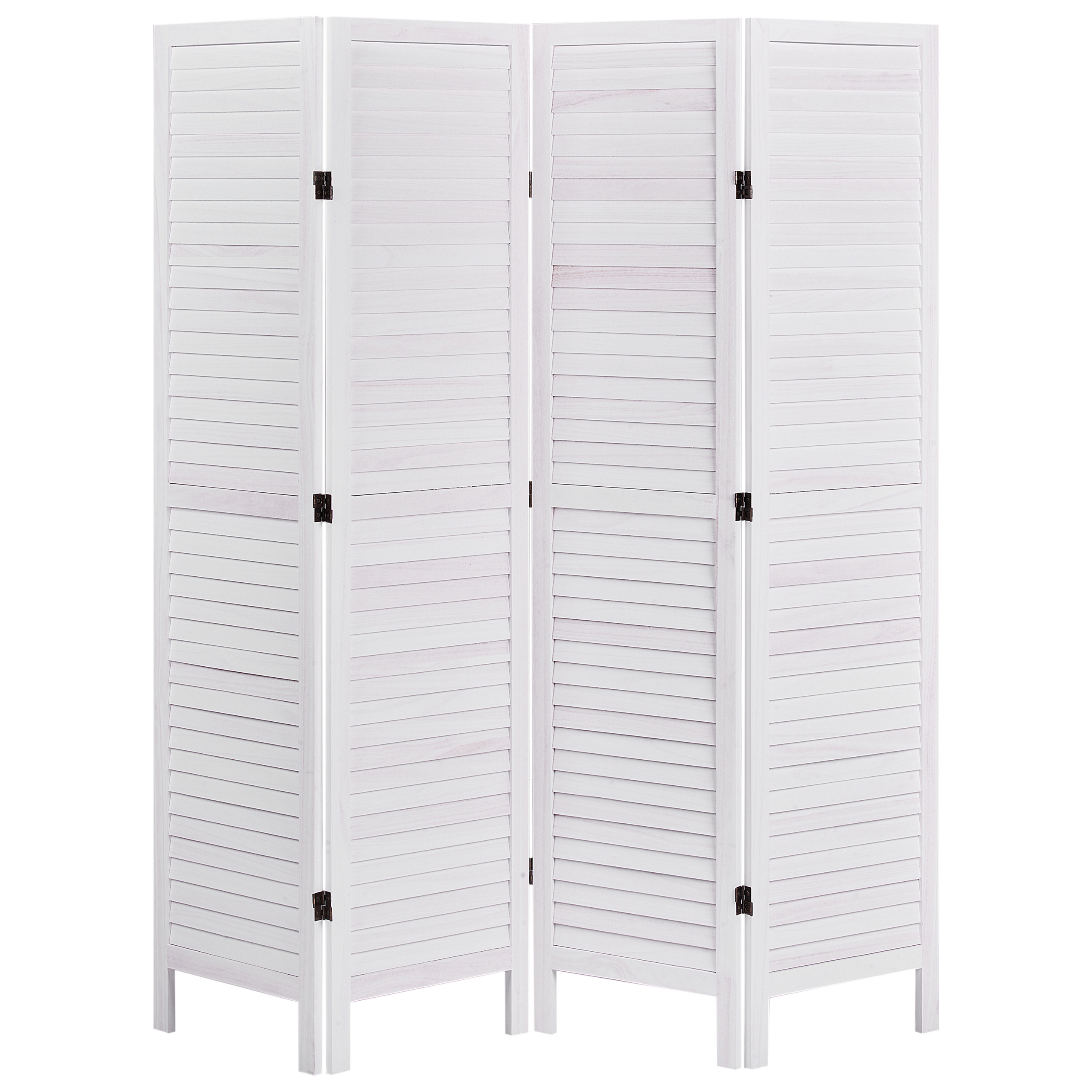 Tilanjakaja 4 paneelia AVENES Luonnonvalkoinen 163 cm 170 cm