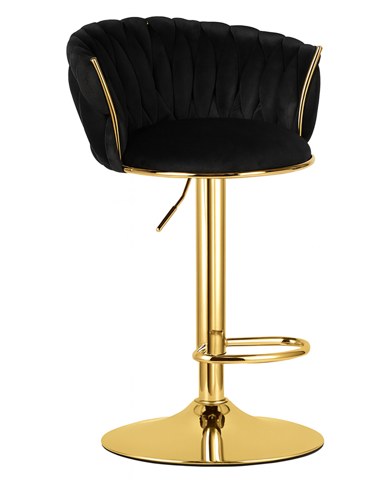 baarijakkara MIG baarijakkara, musta, kultainen jalusta (1 kpl)