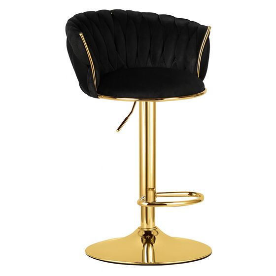 baarijakkara MIG baarijakkara, musta, kultainen jalusta (1 kpl)