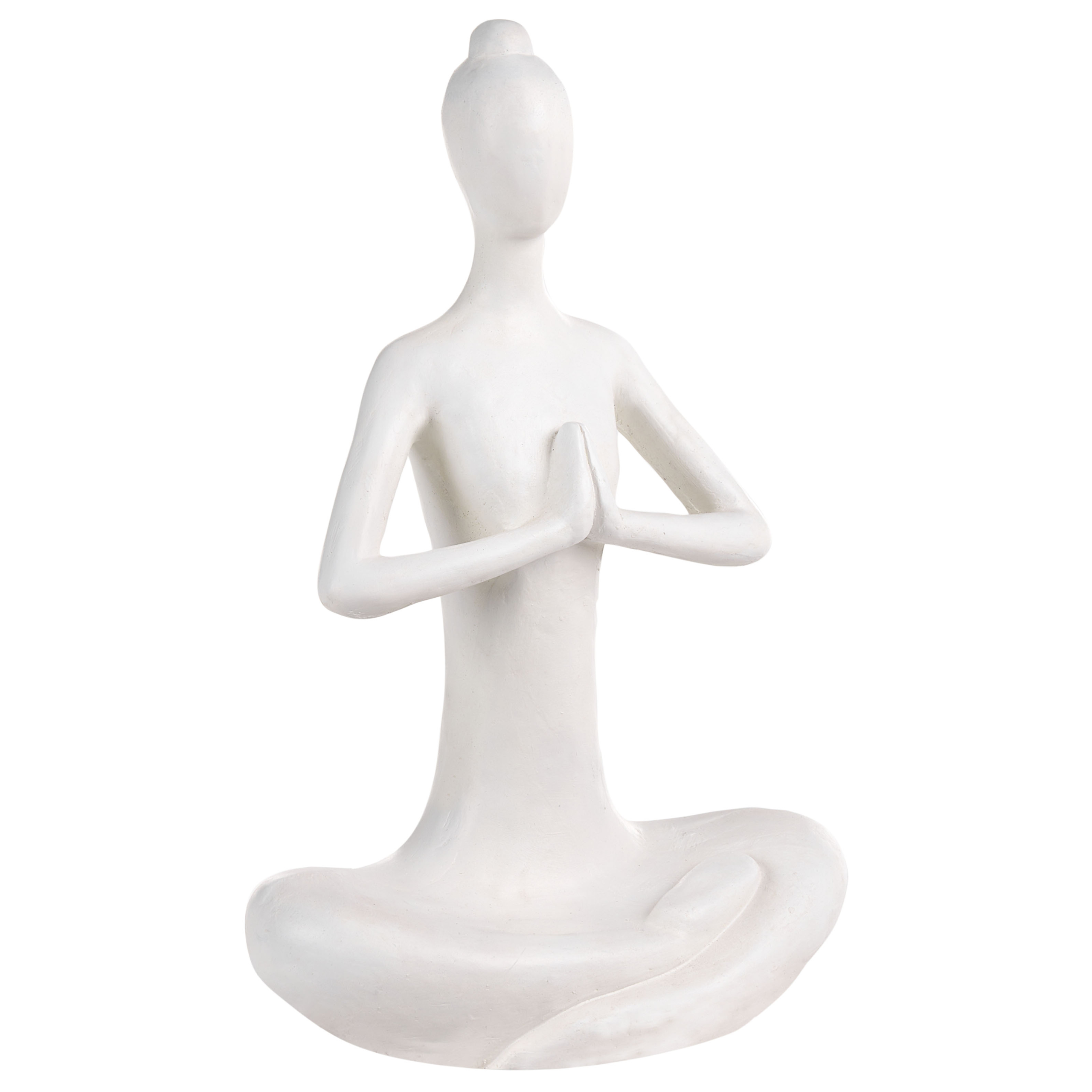 Puutarhapatsas YOGHINA Nainen 60 cm Valkoinen