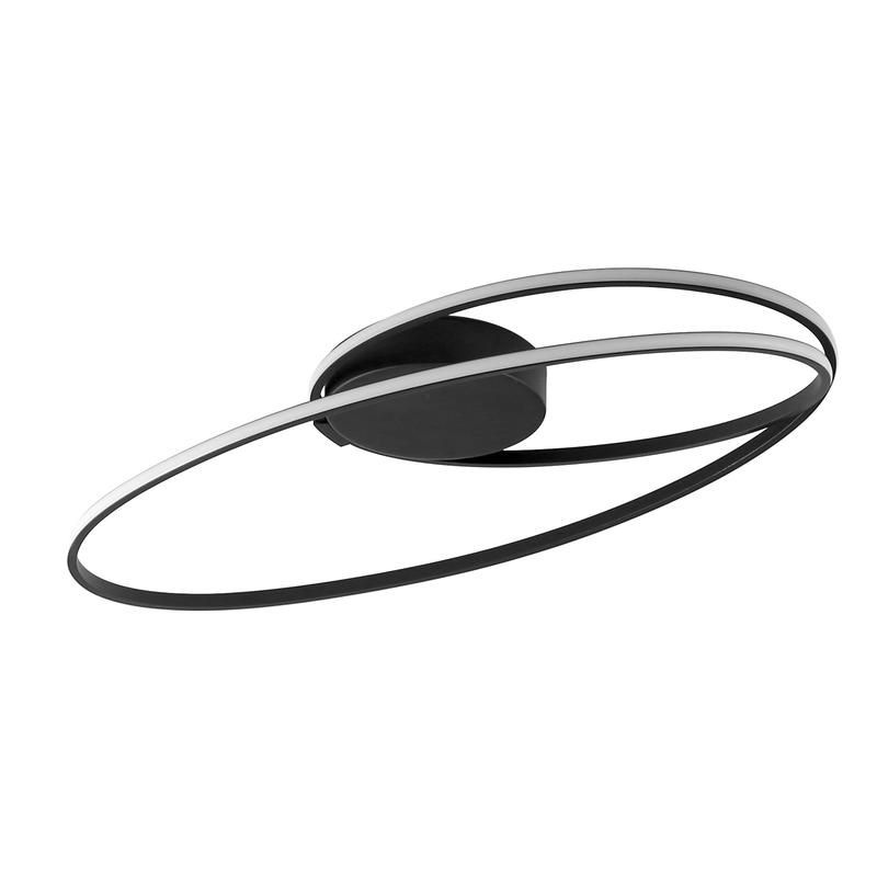 NETTLIFE LED-kattovalaisin, olohuoneeseen, 36W, olohuonevalaisin, makuuhuoneeseen, 3000K, lämminValkoinen