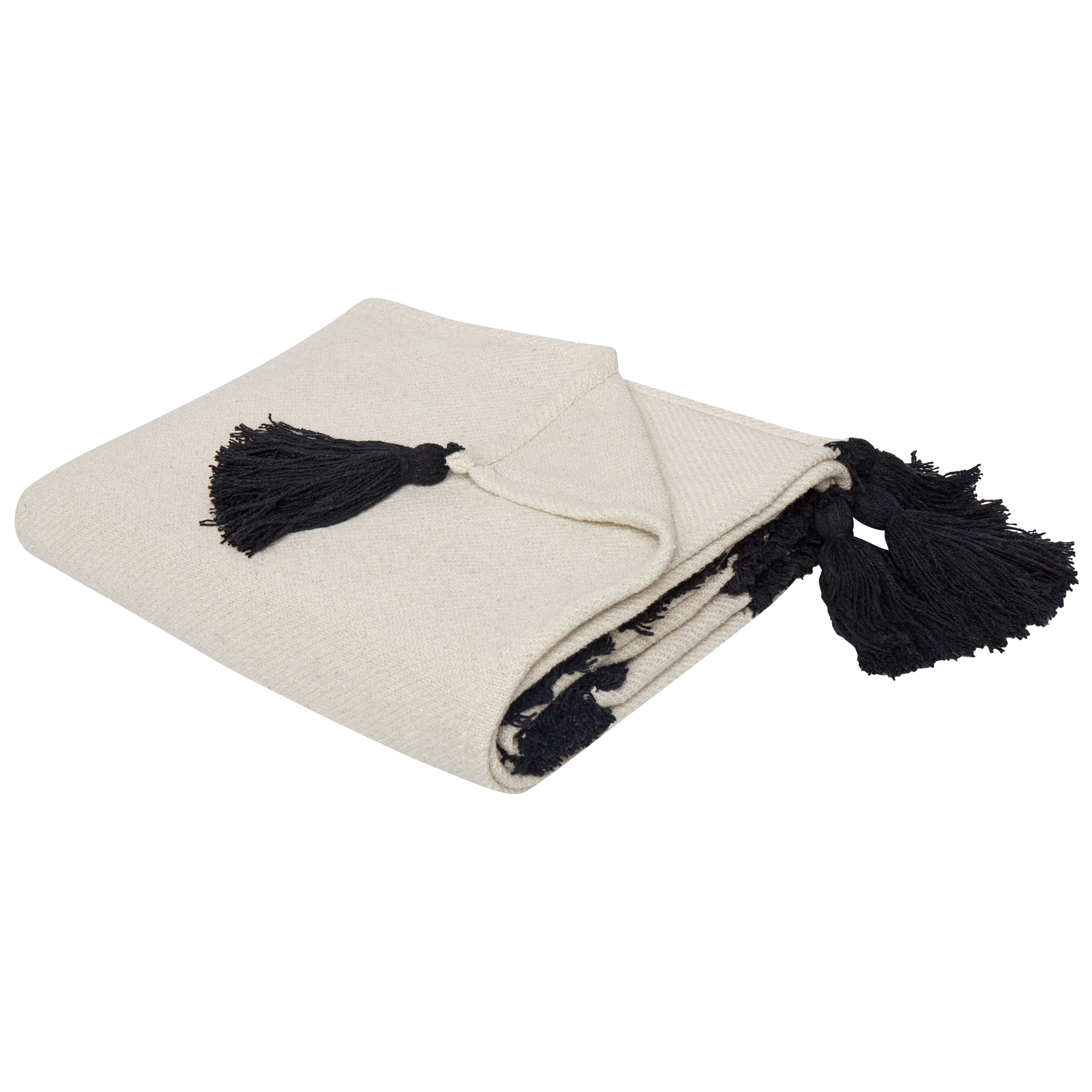 Torkkupeitto SEDIO puuvilla 125 x 150 cm Valkoinen